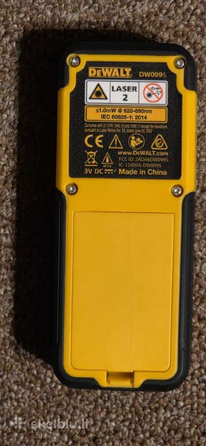 Dewalt Dw099s-xj lazerinis atstumo matuoklis - nuotraukos Nr. 7