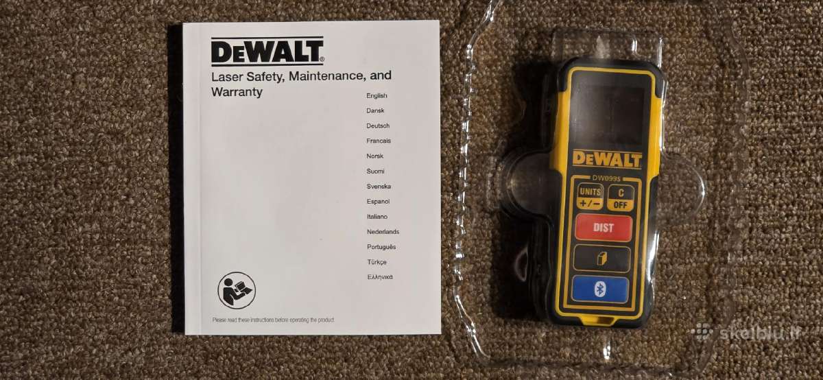 Dewalt Dw099s-xj lazerinis atstumo matuoklis - nuotraukos Nr. 3