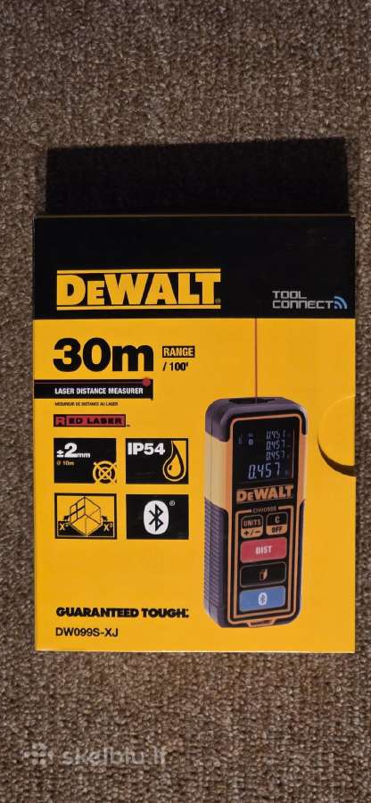 Dewalt Dw099s-xj lazerinis atstumo matuoklis