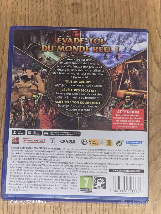 Jumanji Adventures Sauvages Playstation 5 - nuotraukos Nr. 2