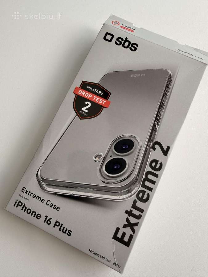 iPhone 16 Plus clear case - nuotraukos Nr. 3