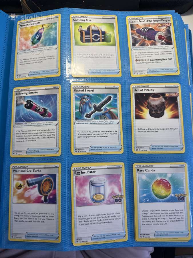 Pokemon Kortelės