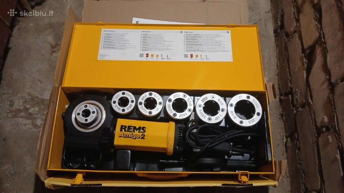 Rems Amigo 2 – elektrinė sriegiklio mašina