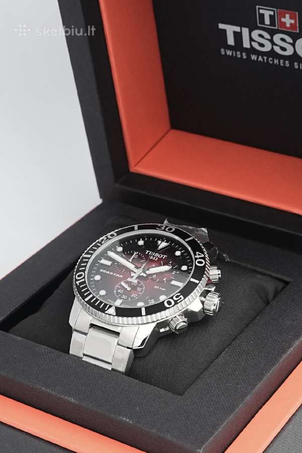 Naujas Tissot Seastar Chronografas 30 Atm