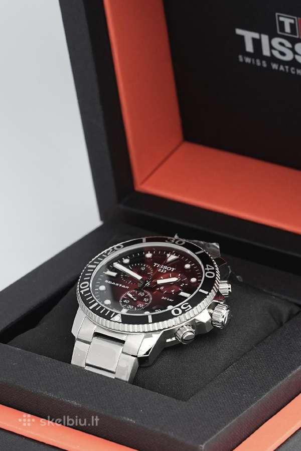 Naujas Tissot Seastar Chronografas 30 Atm - nuotraukos Nr. 3