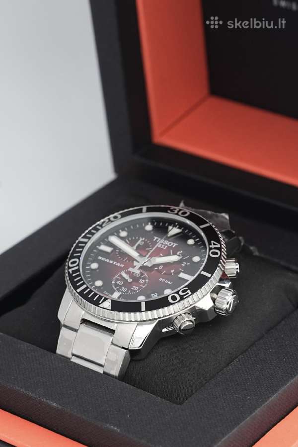 Naujas Tissot Seastar Chronografas 30 Atm - nuotraukos Nr. 4