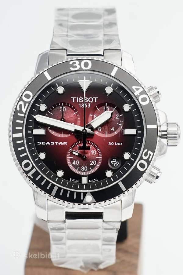 Naujas Tissot Seastar Chronografas 30 Atm - nuotraukos Nr. 6