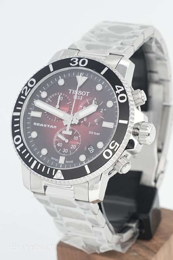 Naujas Tissot Seastar Chronografas 30 Atm - nuotraukos Nr. 7
