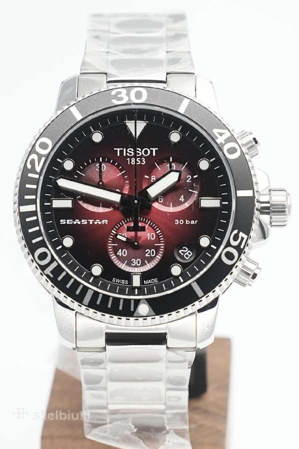 Naujas Tissot Seastar Chronografas 30 Atm - nuotraukos Nr. 9