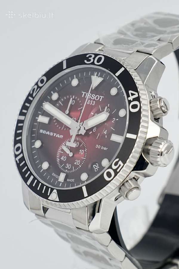 Naujas Tissot Seastar Chronografas 30 Atm - nuotraukos Nr. 10