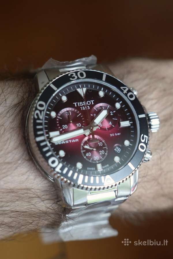 Naujas Tissot Seastar Chronografas 30 Atm - nuotraukos Nr. 11