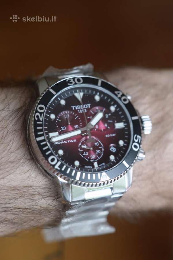 Naujas Tissot Seastar Chronografas 30 Atm - nuotraukos Nr. 12