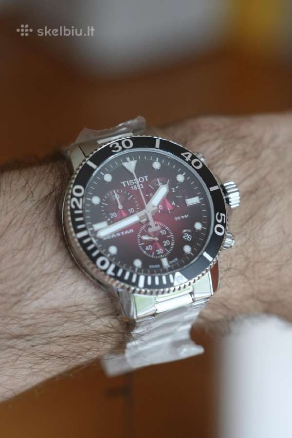 Naujas Tissot Seastar Chronografas 30 Atm - nuotraukos Nr. 13
