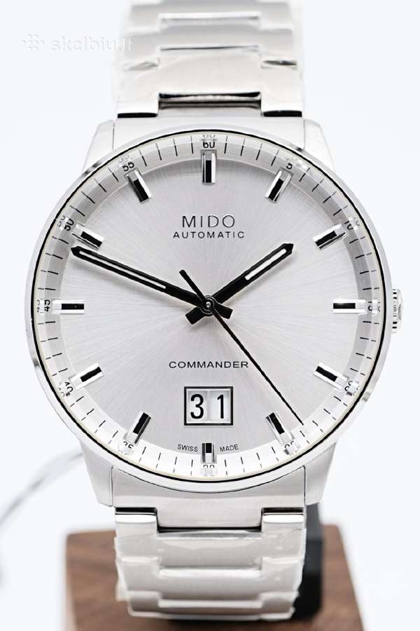 Naujas! Mido Commander Big Date 42 mm