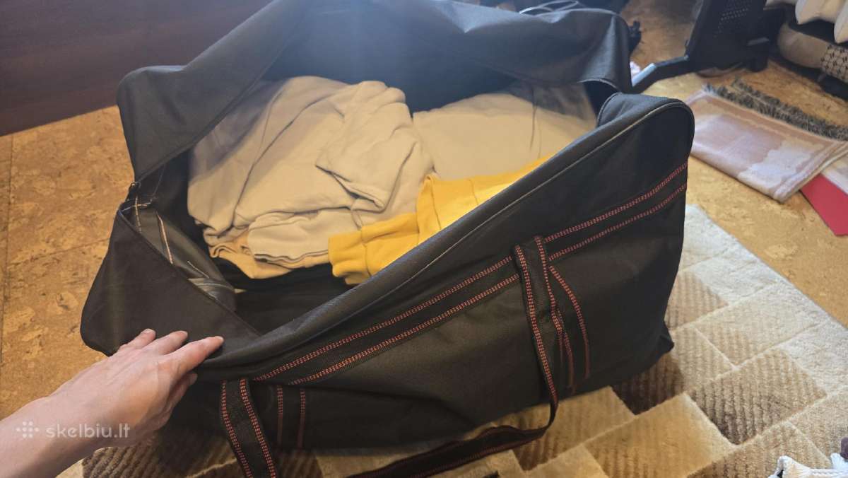 Didžiulis drabužių krepšys (30+ vnt., 15+ kg) – sk