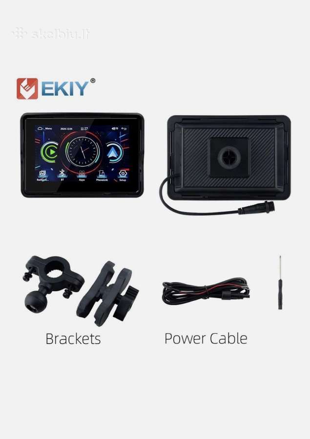 Apple/android Carplay multimedija motociklui
