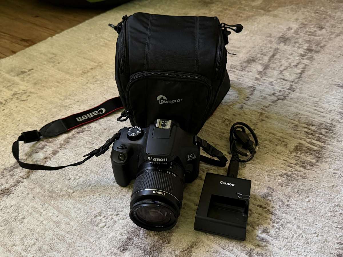 Canon EOS 4000d / Dslr / 18-55mm / 2k kadrų