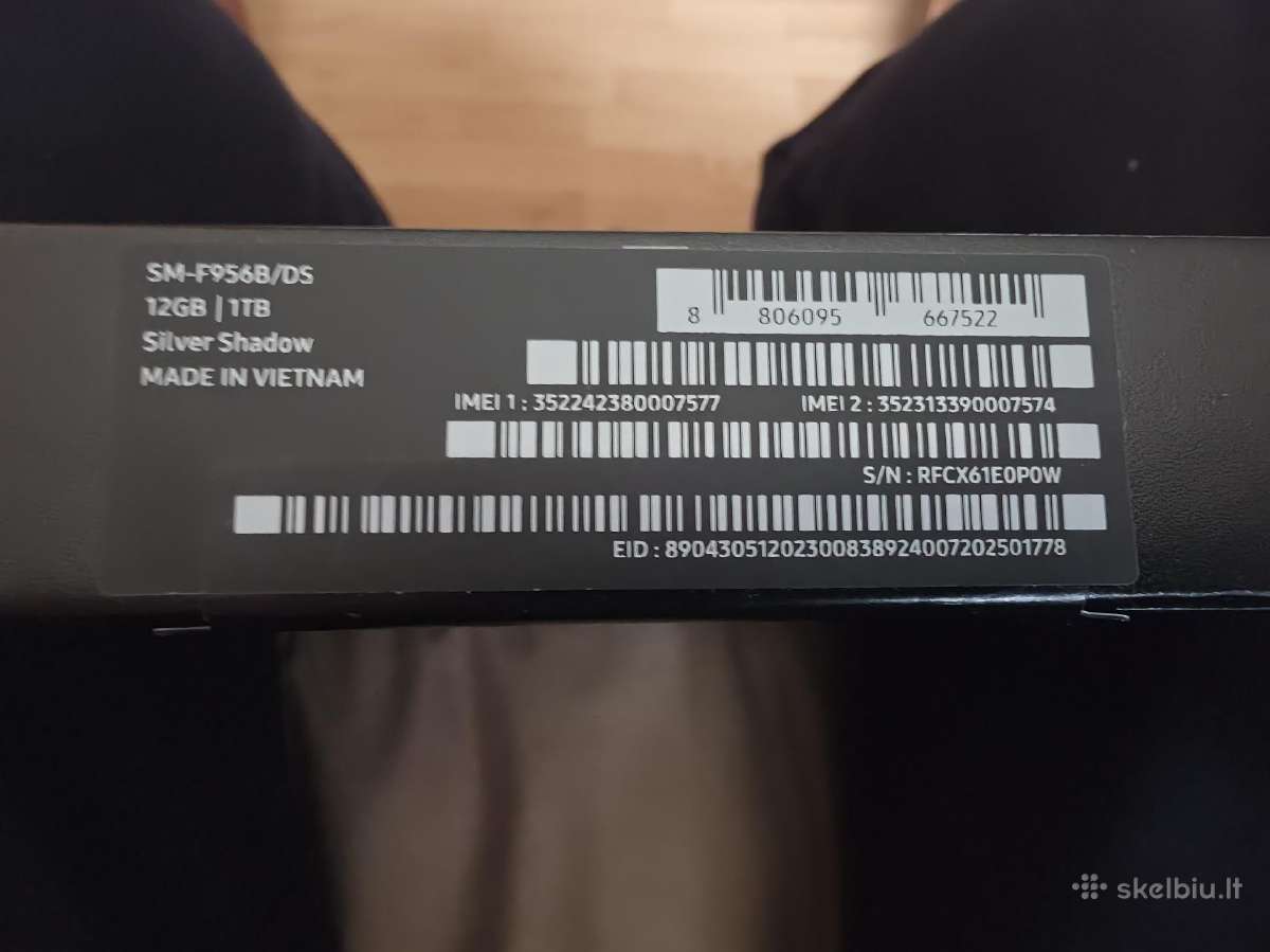 Parduodamas Samsung fold 6 1tb - nuotraukos Nr. 6