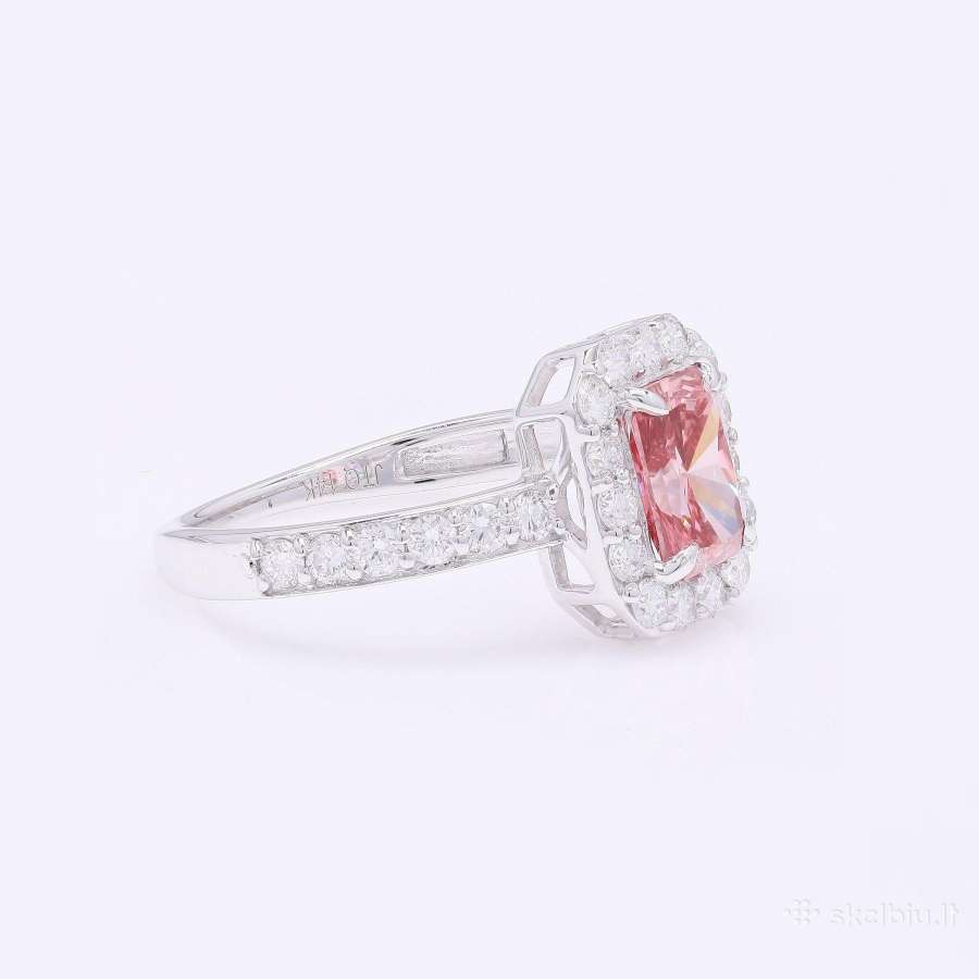 Iedas su rožiniu LG deimantu (1,74ct) - nuotraukos Nr. 2