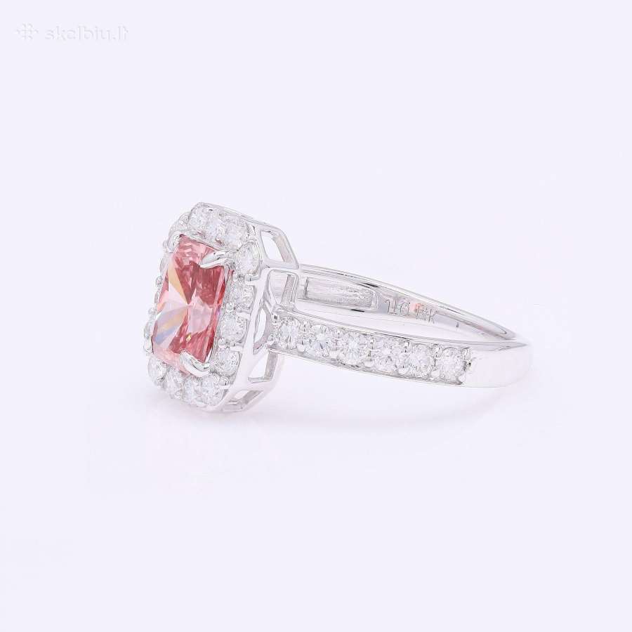 Iedas su rožiniu LG deimantu (1,74ct) - nuotraukos Nr. 3