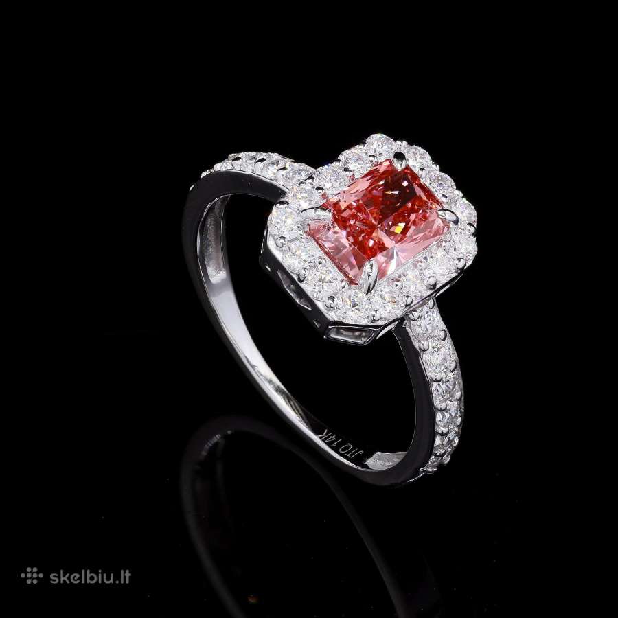 Iedas su rožiniu LG deimantu (1,74ct) - nuotraukos Nr. 5
