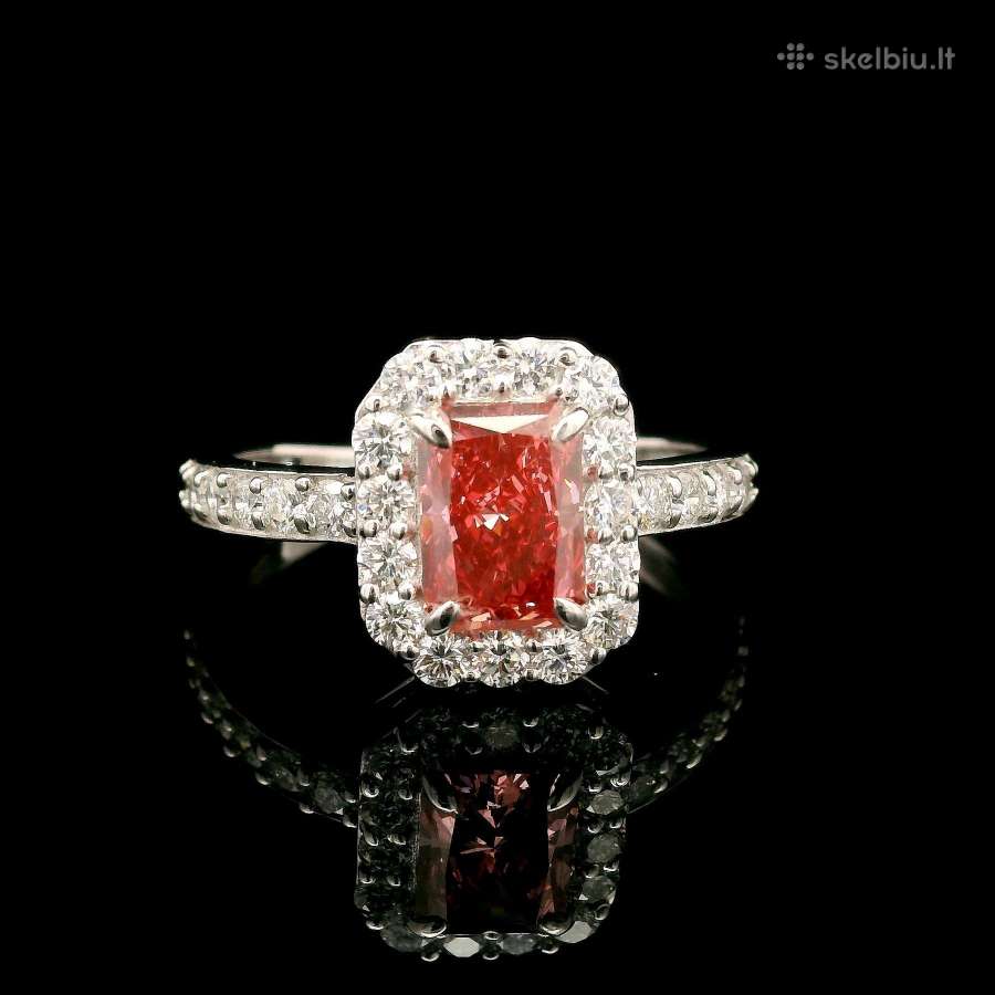 Iedas su rožiniu LG deimantu (1,74ct) - nuotraukos Nr. 6