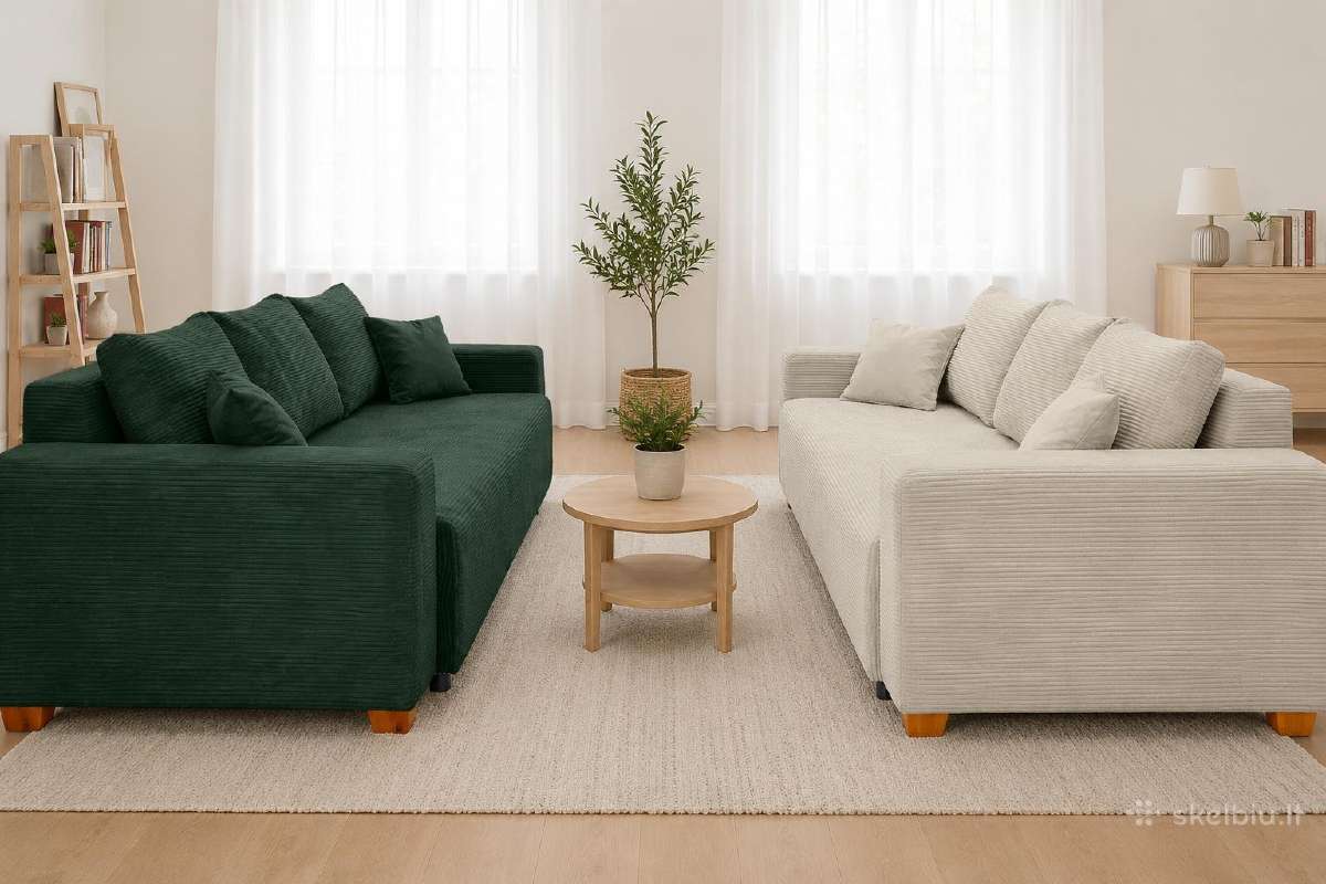 Nauja sofa lova "Yves" su miego funkcija