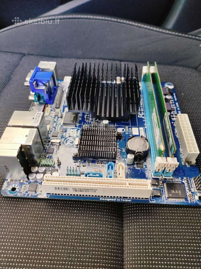 Pagrindinė plokštė su Cpu Intel Celeron - nuotraukos Nr. 2