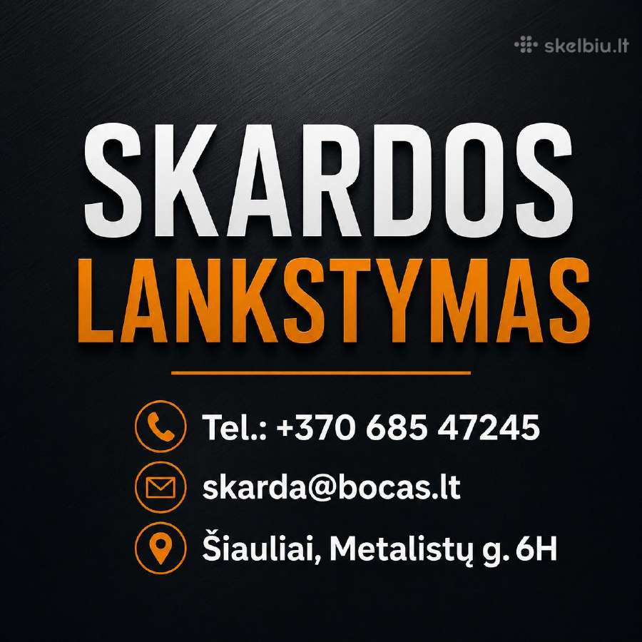 Skardos lankstymas ir lankstiniai. Visa Lietuva