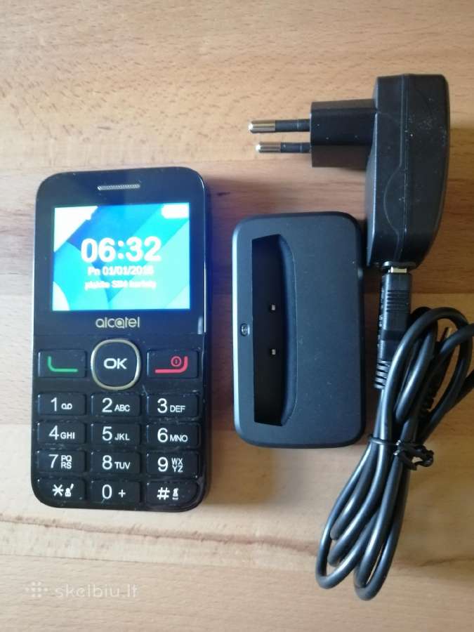 Alcatel 2008g telefonas dideliais mygtukais senjor