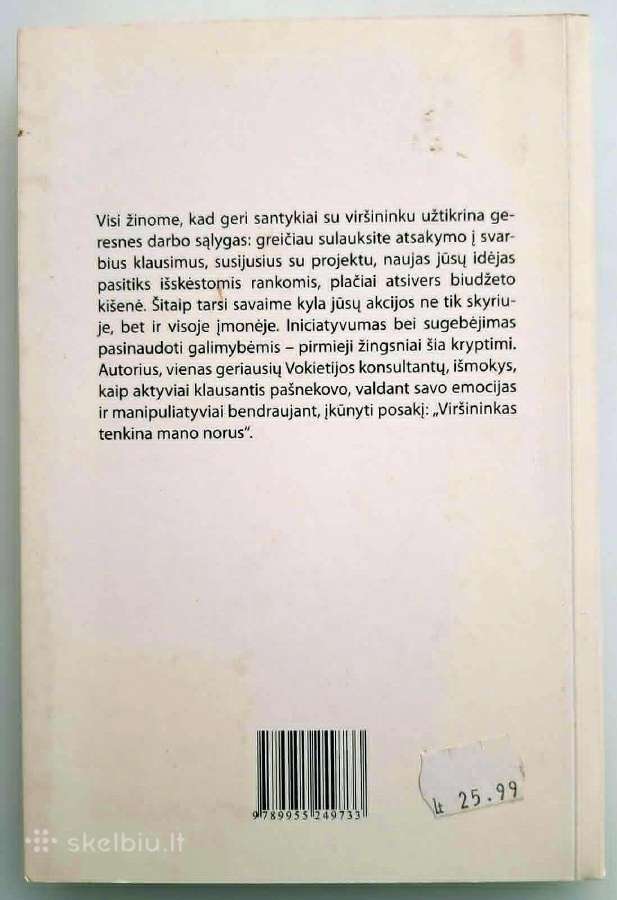 Viršininkas tenkina mano norus. J. Tomas - nuotraukos Nr. 2