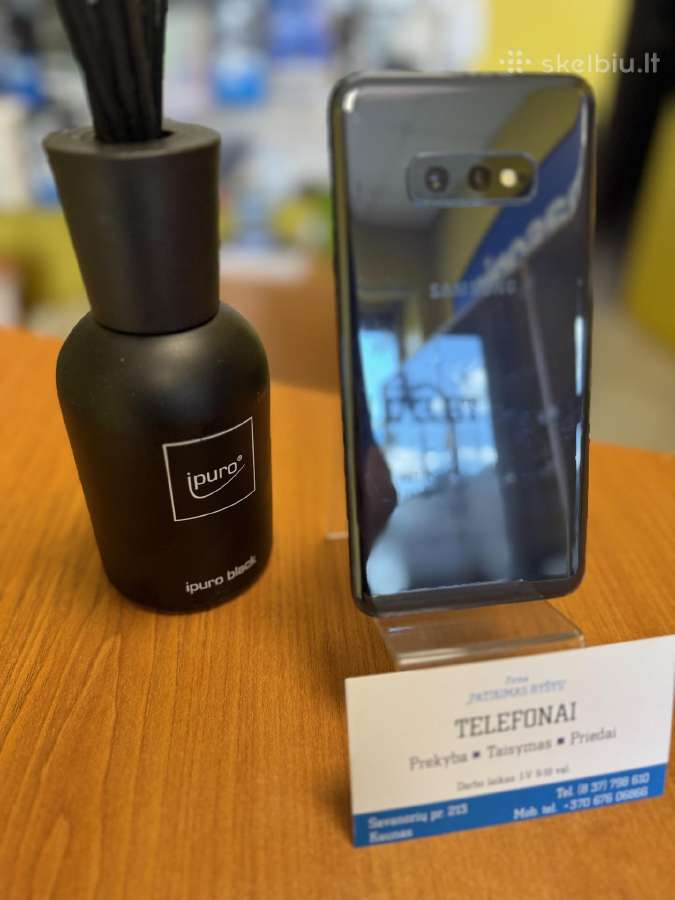 Samsung S10e 128gb Black Su Garantija - nuotraukos Nr. 2