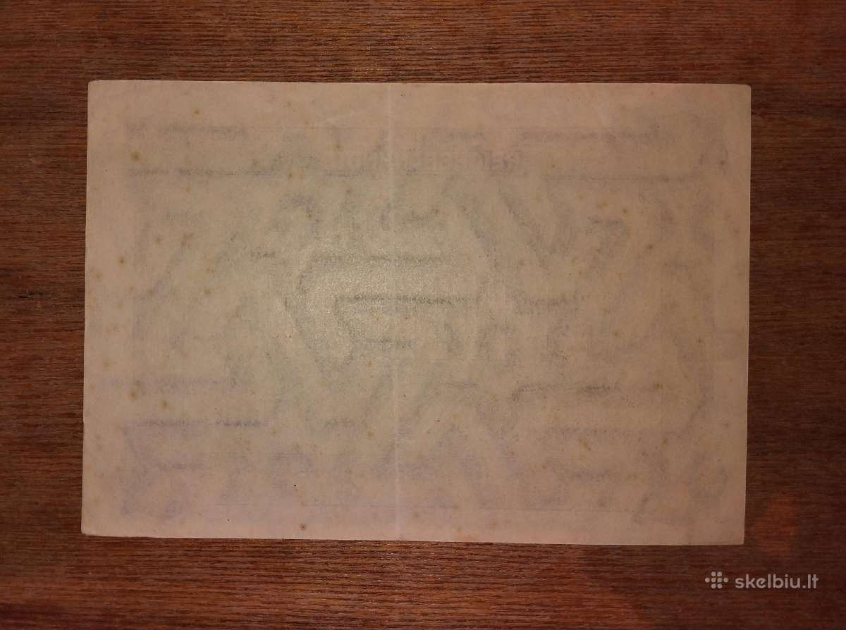 Vokietijos 1 mln markių banknotas - nuotraukos Nr. 2