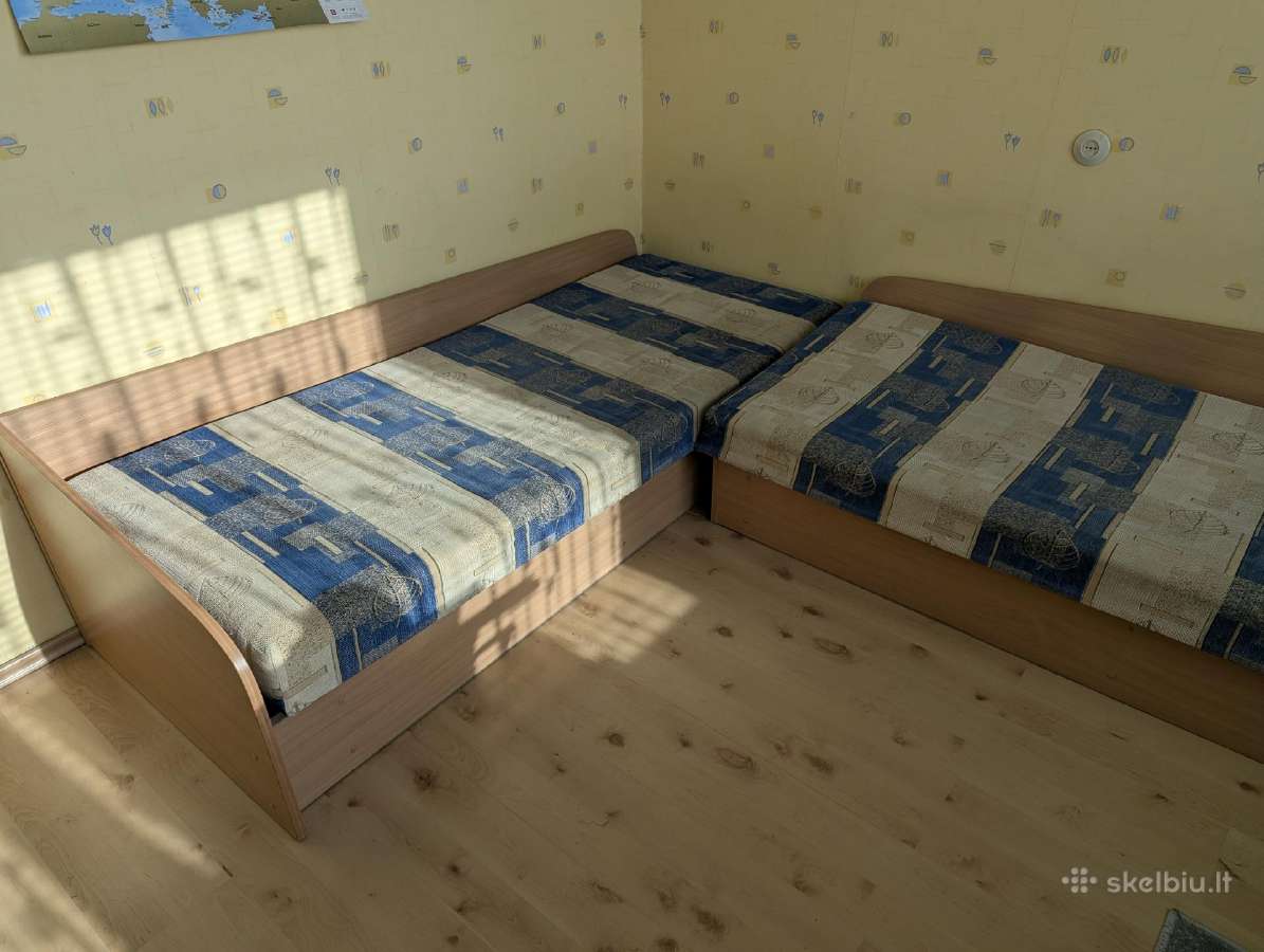 Lova su patalynės dėže