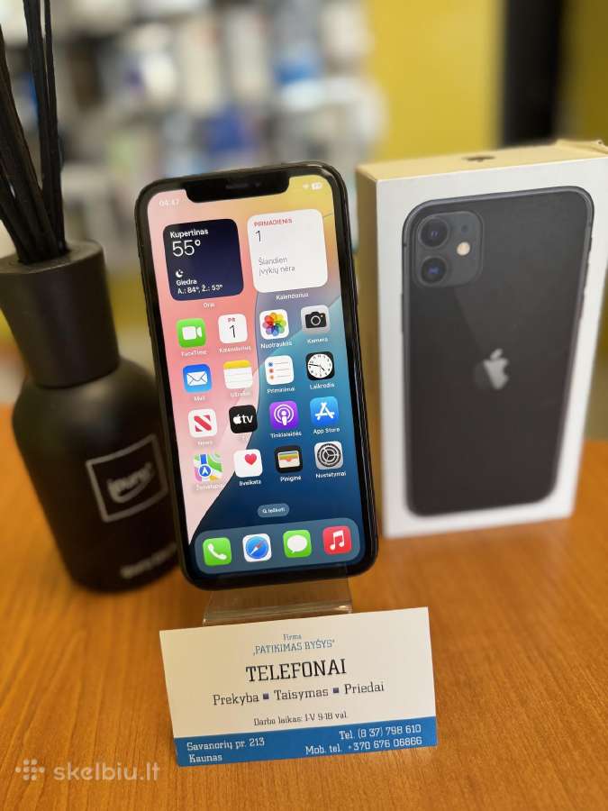 iPhone 11 Black 64gb Su Garantija