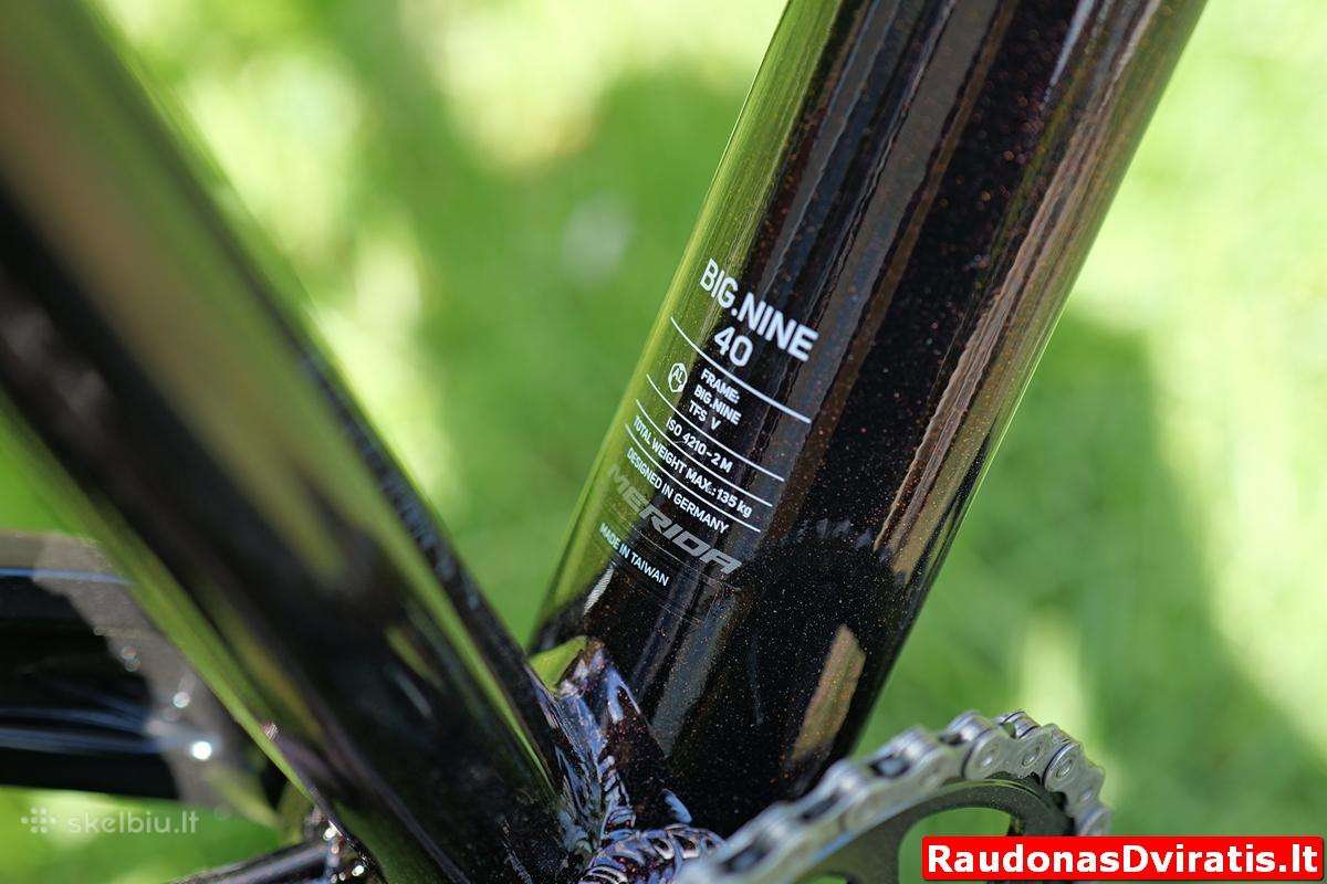 Naujas Merida Big.nine 40 Air rudas L - nuotraukos Nr. 10