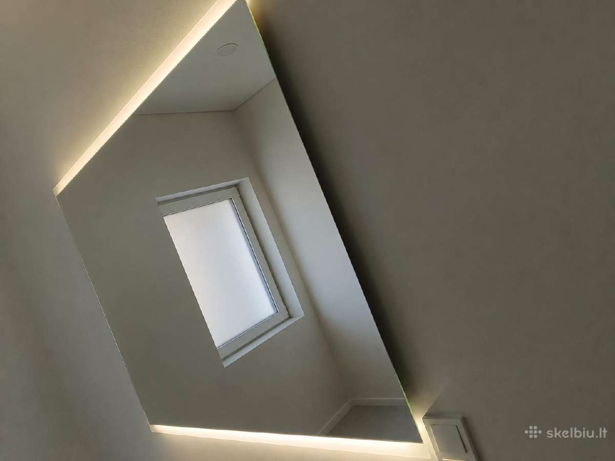 Parduodamas veidrodis su LED, 120x100