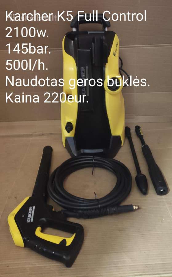 Aukšto slegio plovykla Karcher yra k3,k4,k5 - nuotraukos Nr. 2