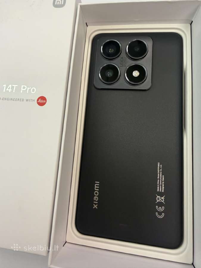 Xiaomi 14t Pro 5G 12/512gb Naujas telefonas