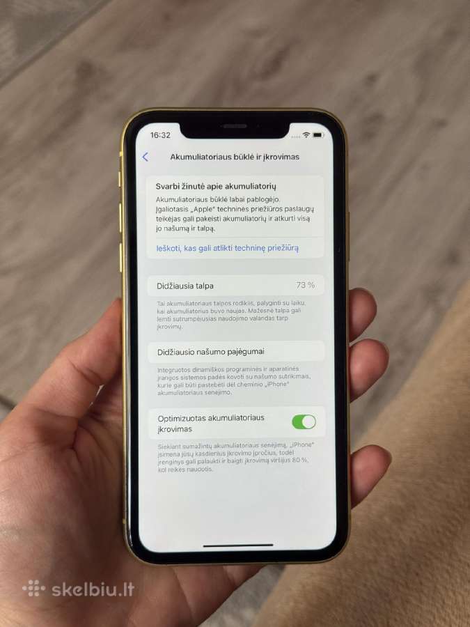 iPhone 11 256gb geltonas - nuotraukos Nr. 8