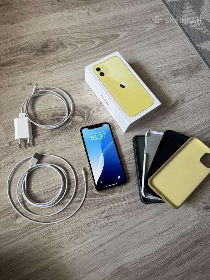 iPhone 11 256gb geltonas