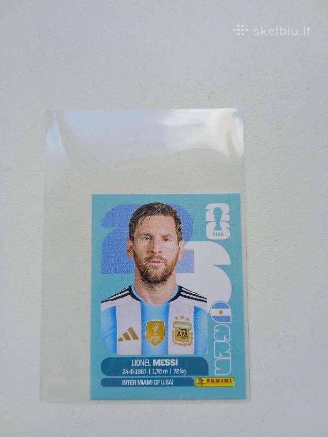Lionel Messi Panini Fifa World Cup 2026