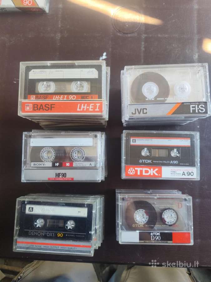 Audio kasetės su įrašų, įvairių gamintojų. - nuotraukos Nr. 3