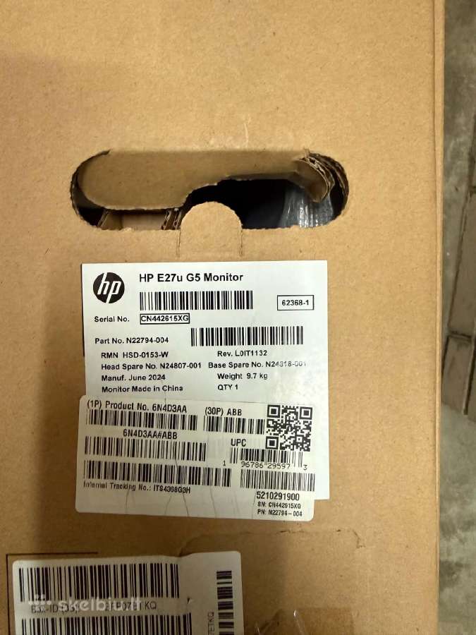 Hp E27u G5 27" Qhd Usb-c Ips 65w Monitorius - nuotraukos Nr. 7