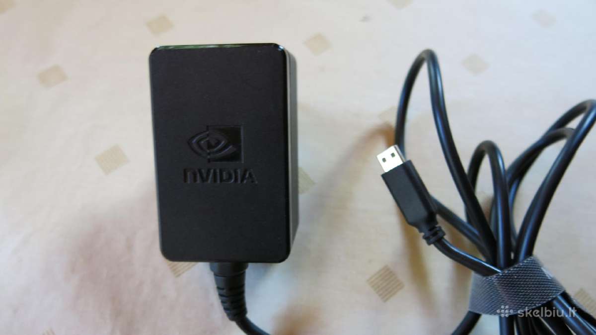 Nvidia shield TV pro originalus maitinimo adapteri