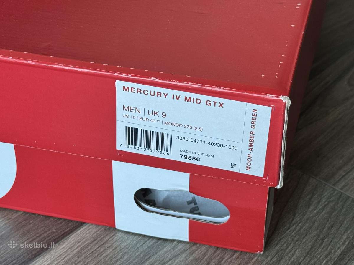 Vyriški Mammut Mercury batai 43 1/3 - nuotraukos Nr. 6