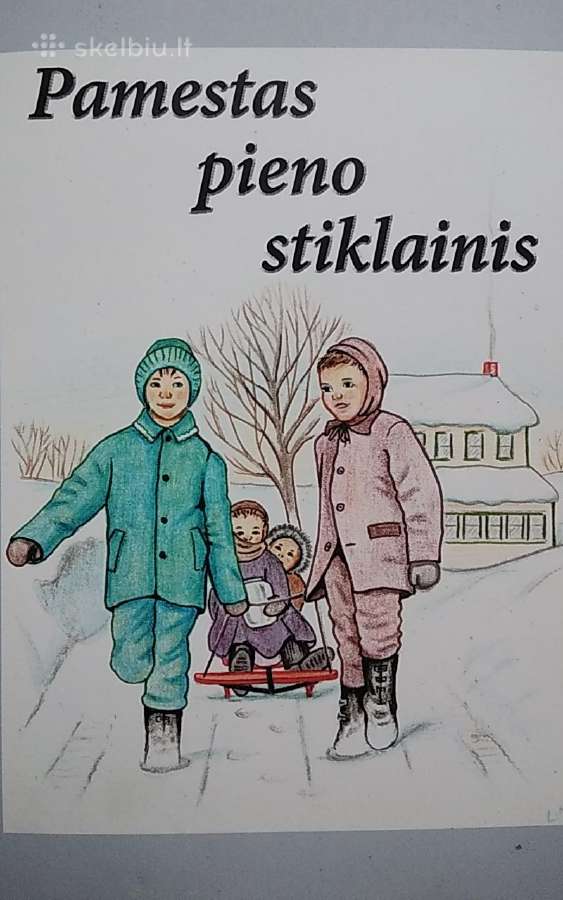 Pamestas pieno stiklainis