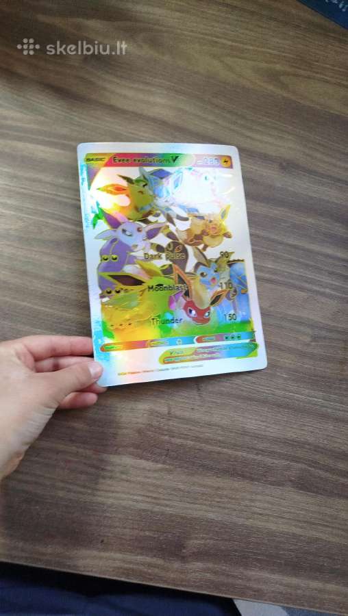 Fanart pokemon huge size kortelė.