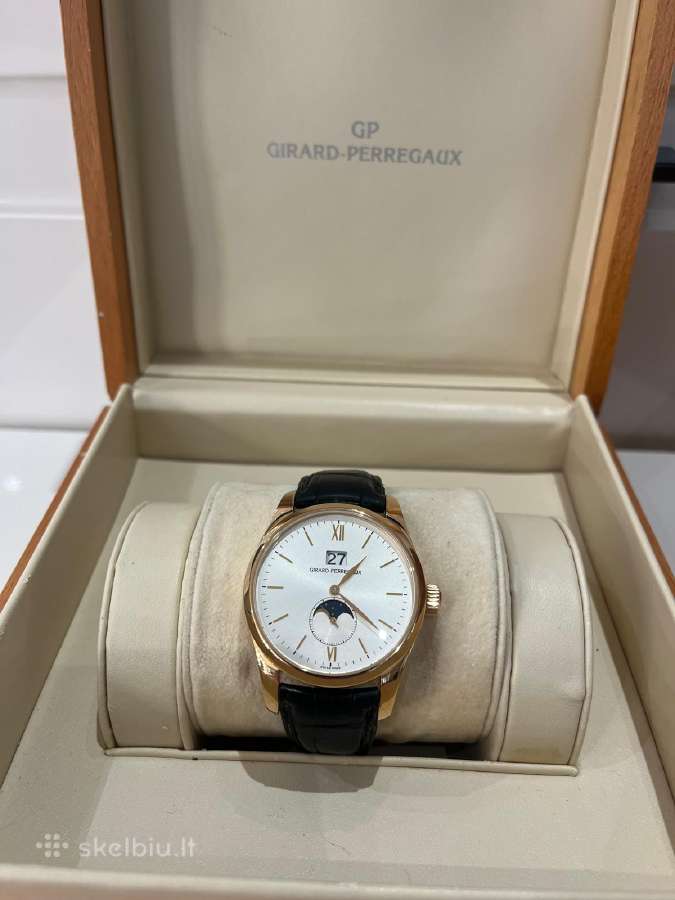 Girard Perregaux Moonphase18k Gold wristwatch - nuotraukos Nr. 2