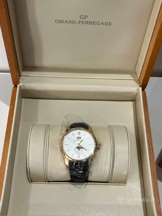 Girard Perregaux Moonphase18k Gold wristwatch - nuotraukos Nr. 3